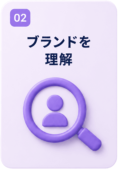 ステップ2：ブランドを理解